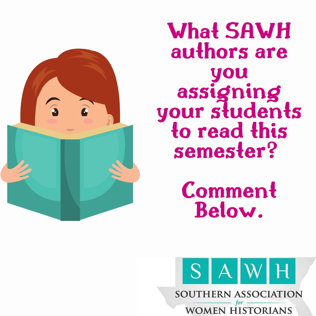 SAWH1970's tweet image. With so many inspiring and award-winning authors who are a part of the SAWH Membership, we want to know who are you assigning in your classes? Comment and tag the authors below!