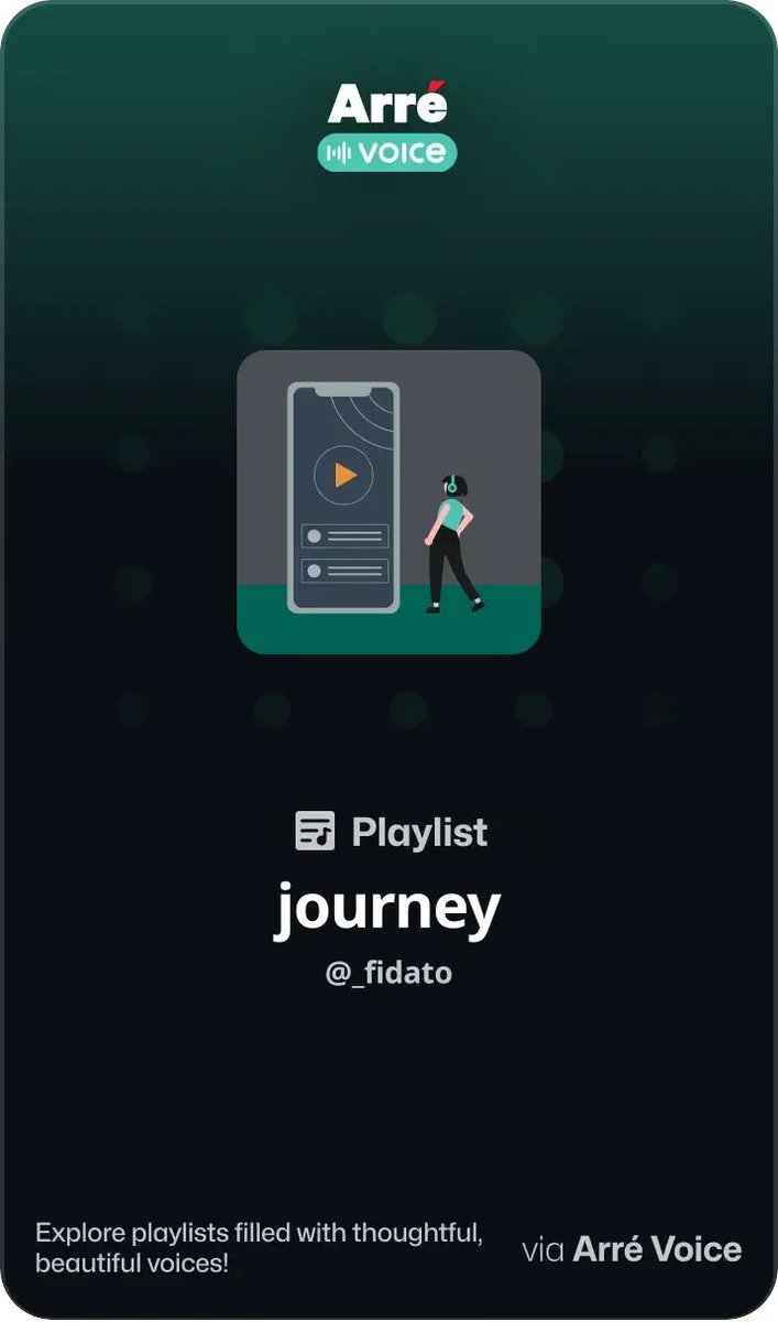 vramanu's tweet photo. Hey, listen to this Playlist from Arré Voice.
journey - https://t.co/q1NpZ6YMH7 https://t.co/BSgze2OzBx