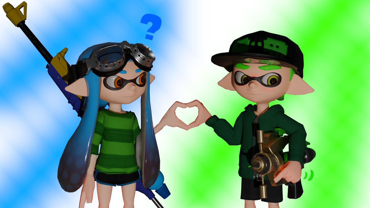 robdesplaines's tweet image. 🦑 2 Inklings, 2 friends 🫂
🖌️ 2 artists, 2 loves ❤️
🎁 2 gifts, 2 awards 🎊

💚 @matatabi348 &amp;amp; @o_obd3 💙
Thank you so much for your kindness. 🙏
I hope you will love this double suprise. ✌️

#Splatoon3 #splatoonart