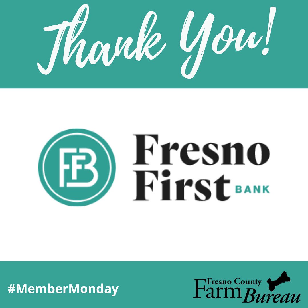 #FCFB is grateful for the support of Fresno First Bank as a #FriendsoftheFamilyFarm #PremiumMember. Visit ffb.bank to learn more. #MemberMonday
