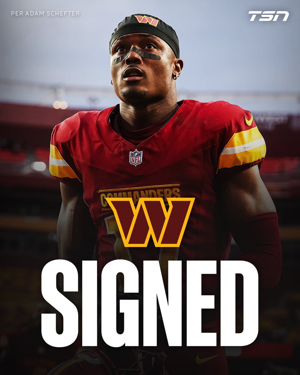 Commanders WR Terry McLaurin has ended his hold-in, signing a three-year deal worth $96M.💰