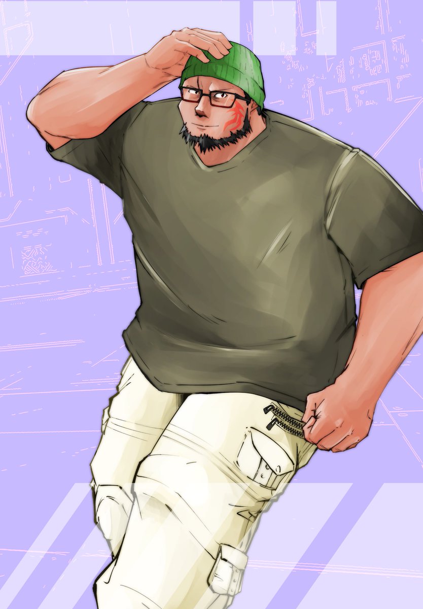 14内に現代風装備が沢山追加されたので、
こういうイラストもミラプリ再現として抵抗なく描けるよね！！

 #FF14
 #ルガディン