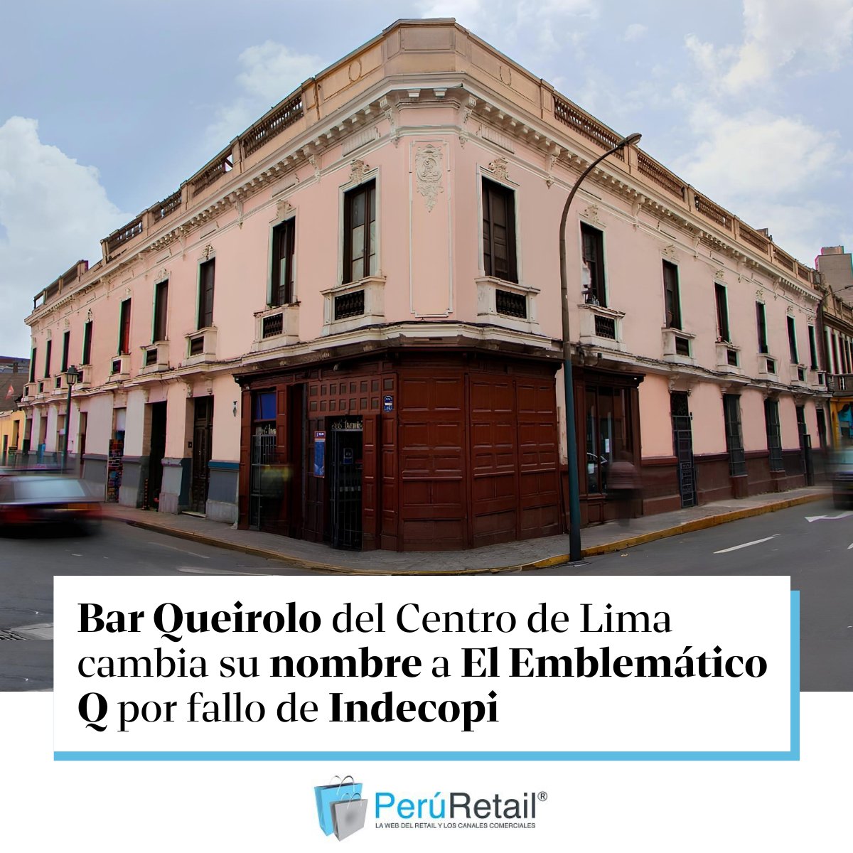 🔴🍷El tradicional bar del Centro Histórico adoptó un nuevo nombre tras un fallo legal que le impidió seguir usando el apellido familiar. Conoce todos los detalles aquí. ►tinyurl.com/4hvvp66p

#Queirolo #bares #indecopi #negocios #empresas