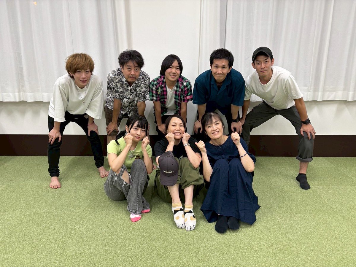 舞台『日日是釣日和
　　　　〜真夜中のクロダイ編〜』🐟

本日顔合わせでした‼︎

3チーム揃っての読み合わせ📘
絶対面白い作品になります‼︎✨

今回の役所もそうだけど、芝居の中で遊べる〜っ‼︎😆
明日からの稽古で毎回違うの持ってこ‼︎笑

やりがいがありますなぁ😚👍