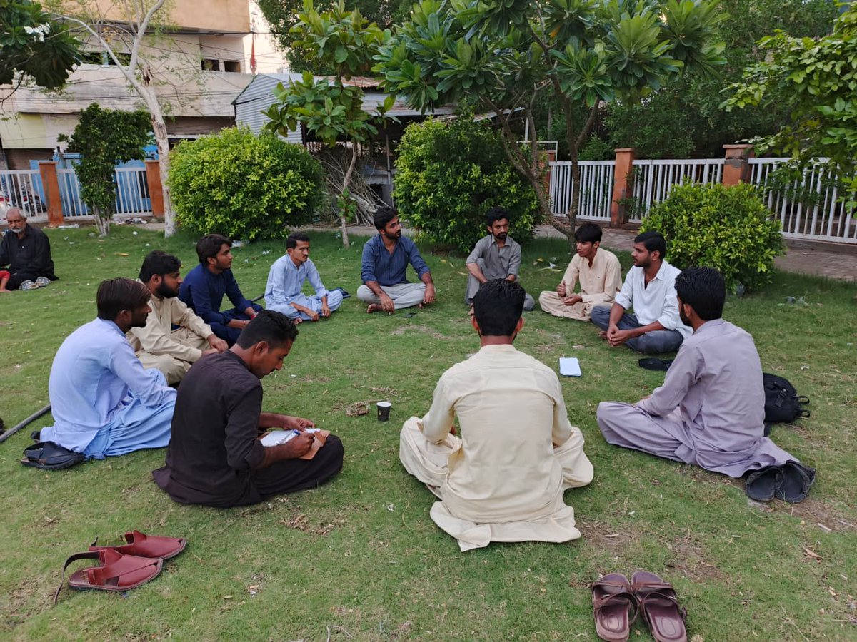 Progressive Student's Federation Hyderabad had held their Study circle on environmental degradation and recent floods in Pakistan.