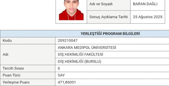 Bu zor #deprem şartlarında bizleri gururlandıran canım oğlum <a href="/dagl_baran/">Baran Dağlı</a> ve onun eğitiminde katkısı olan bütün öğretmenlerine canı gönülden teşekkür ederim.
<a href="/snsal1995/">selimnevzatşahinanadolulisesi</a>