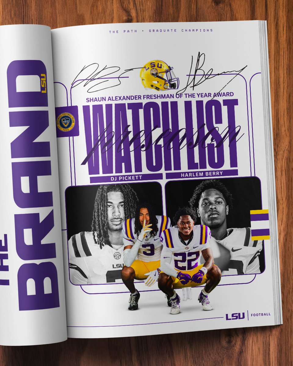 DJ Pickett and Harlem Berry are on the Shaun Alexander Freshman of the Year Award watch list