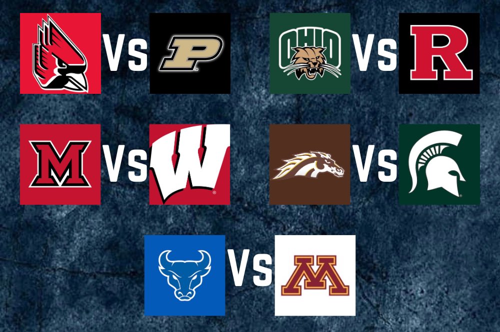A MAC team has beaten a Big Ten team in 16 of the past 18 seasons (2020 excluded). We have 5 different MAC vs Big Ten match ups week 1. Which MAC schools if any do you think wins?