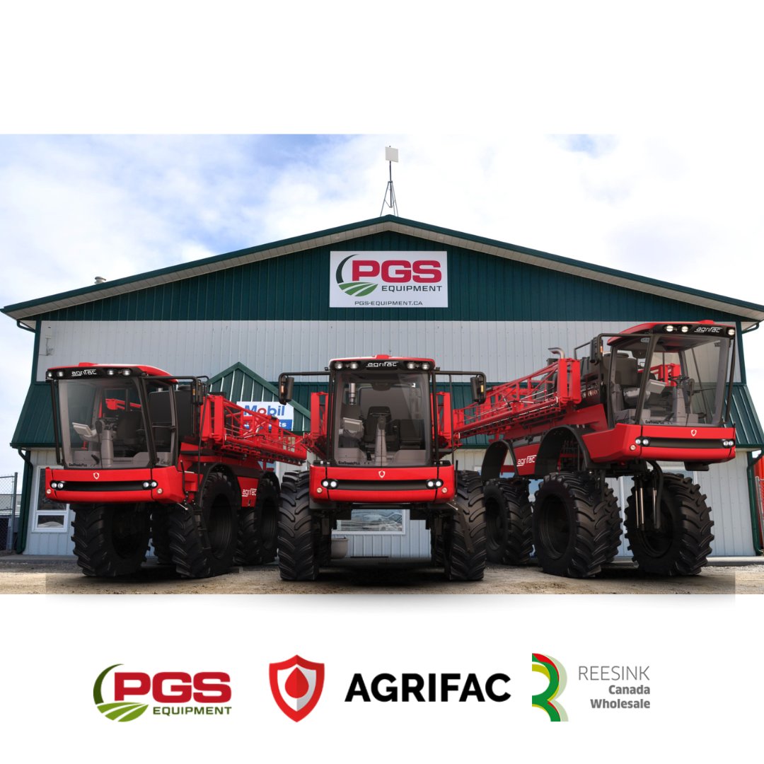 New Dealership Alert – Welcome PGS Equipment Ltd. in Taber, Alberta as our newest Agrifac Machinery partner!

#ReesinkCanadaWholesale #Agrifac #PGSEquipment #CanadianAgriculture