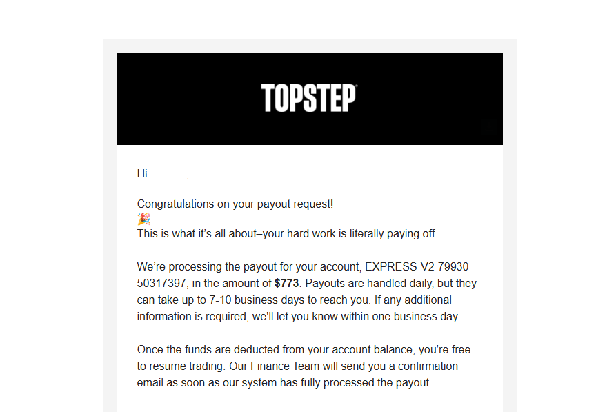 TooFastNate's tweet photo. okay that payout button was fixed so i was able to request lfg 

#mnq #NQ_F #topstep #XFA #propfirms #es #mes #team2 #spy #QQQ #MFFU https://t.co/jBnQhytQLM