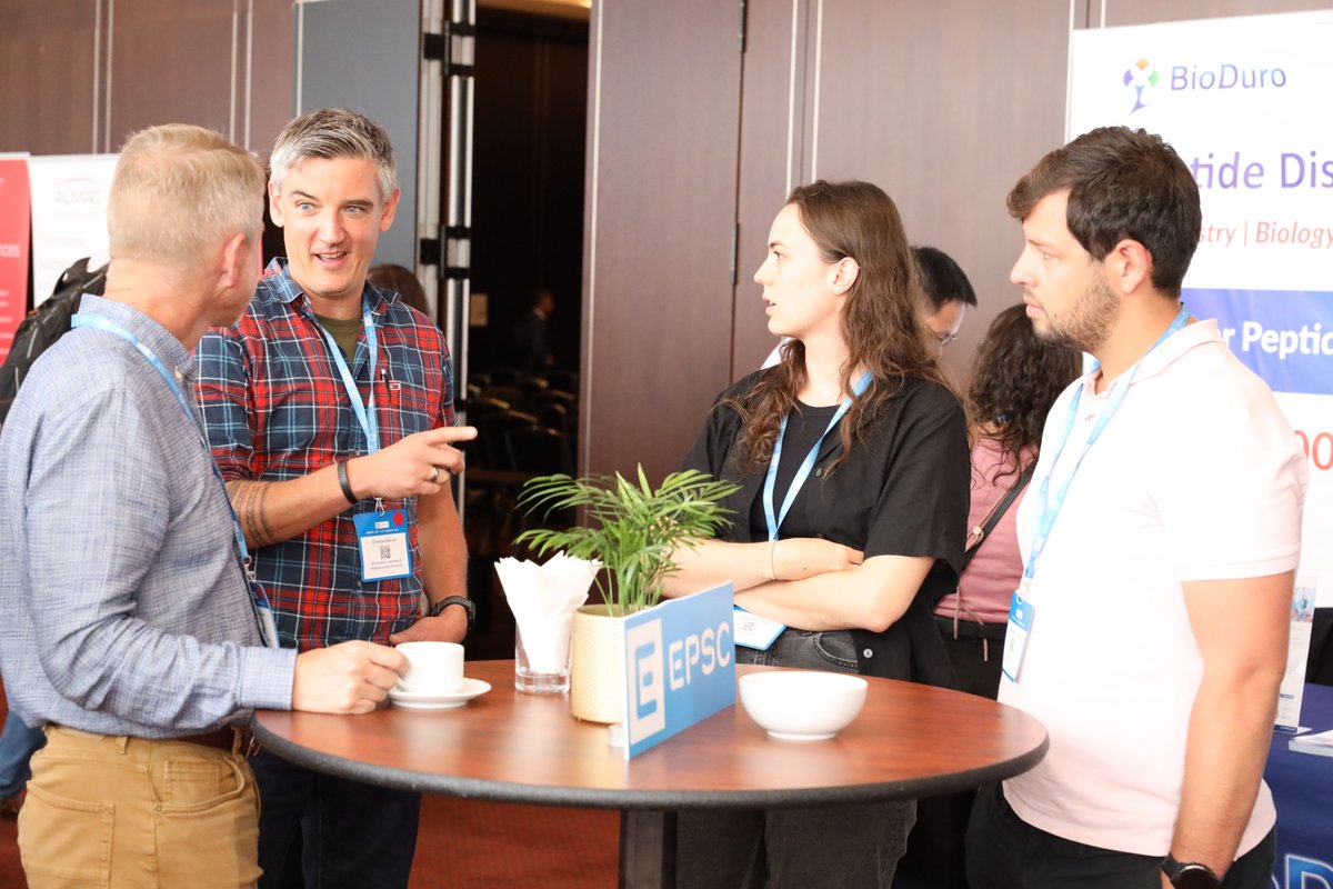 Great energy at #EPSC2025! From poster sessions to coffee breaks, attendees are making valuable connections and sparking collaborations that will drive the next wave of peptide science.
#PeptideSynthesis #Collaboration #Networking #EPSC2025