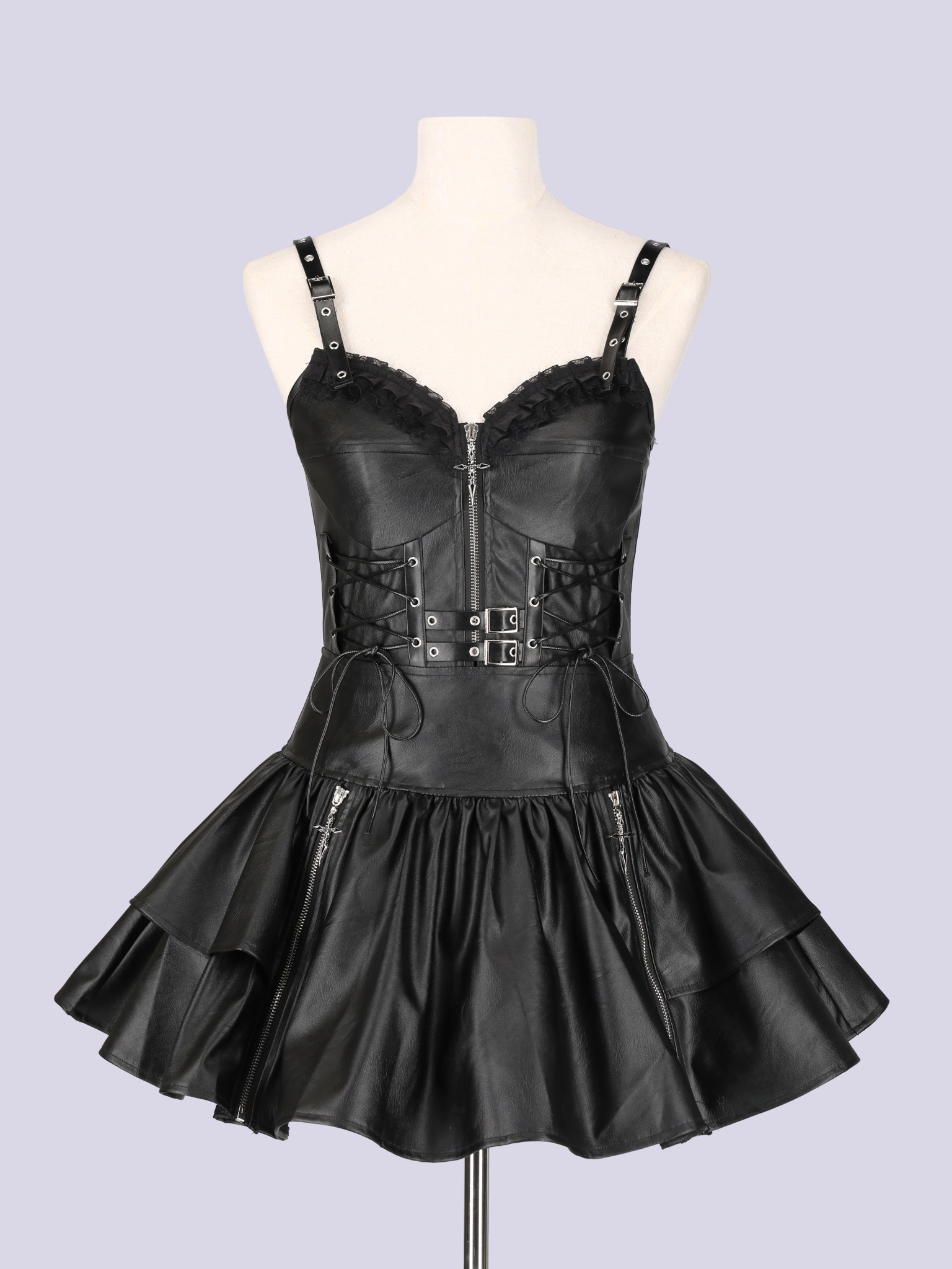 ワンピース IMVAL / Leather Set Up [BLK] qooza ワンピース IMVAL / Leather Set Up [BLK] qooza 低 価格