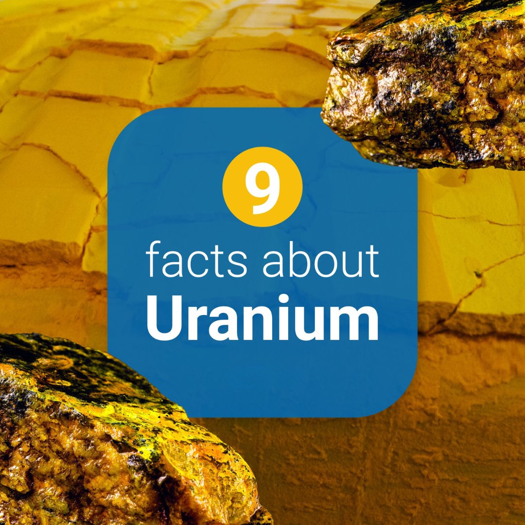 Here are 9 facts about #Uranium, an element that’s key in nuclear energy production.
Learn more about uranium ➡️ atoms.iaea.org/uranium