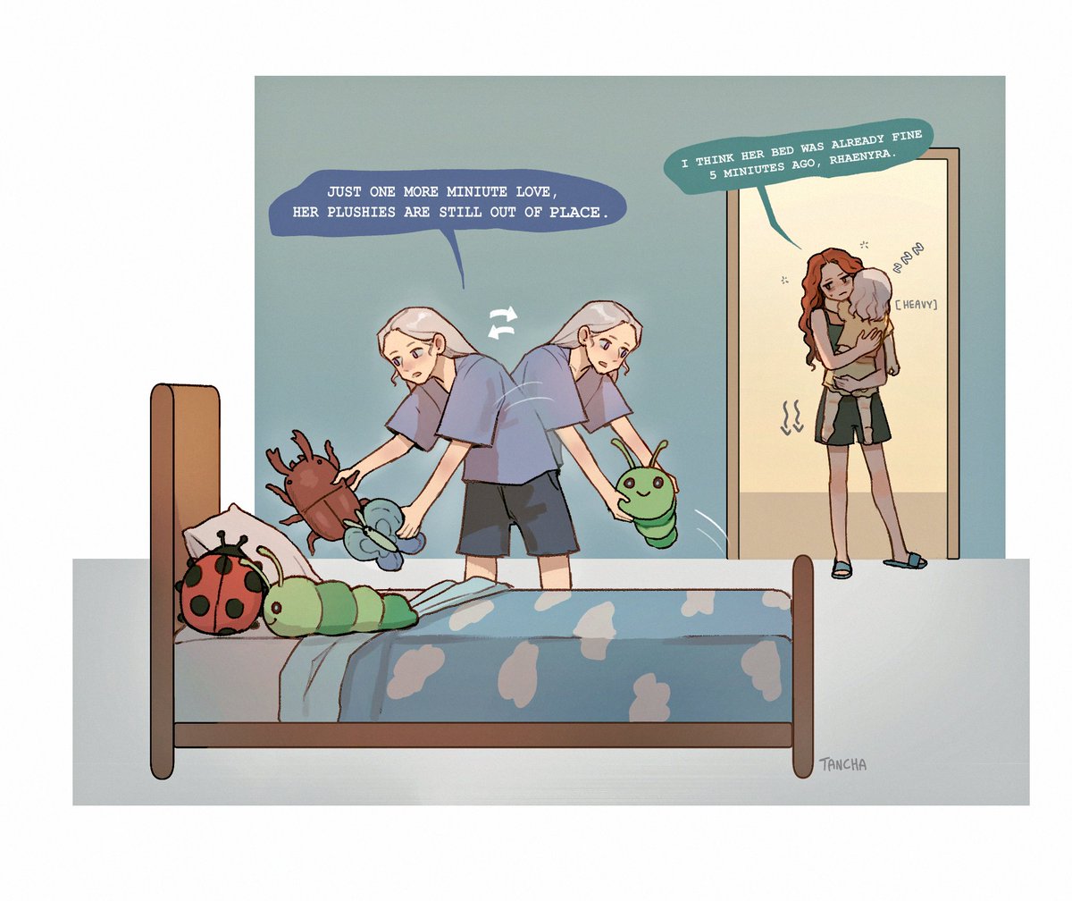 Alicent is just tired and sleepy😅 #rhaenicent