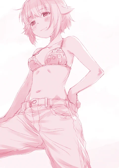 夜のらくがき幸子 おひさまの匂いがするデニムを穿く よく洗いましょうね