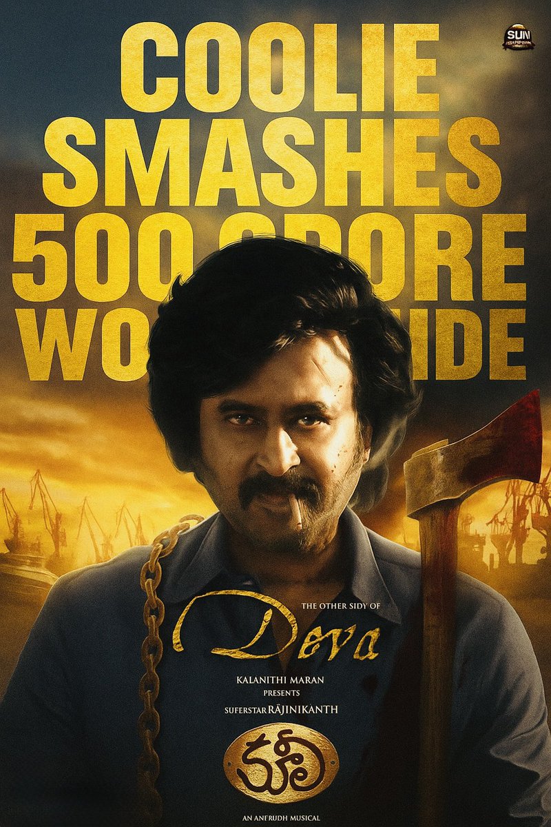 Murugesh (@murugesh_ariyal) on Twitter photo #Coolie crosses the ₹500 Cr milestone🔥💥🔥
Thalaivar <a href="/rajinikanth/">Rajinikanth</a> scores his 3rd film in the 500 Cr Club🔥🔥🔥
#CoolieSmashes500Crores #Coolie crosses the ₹500 Cr milestone🔥💥🔥
Thalaivar <a href="/rajinikanth/">Rajinikanth</a> scores his 3rd film in the 500 Cr Club🔥🔥🔥
#CoolieSmashes500Crores