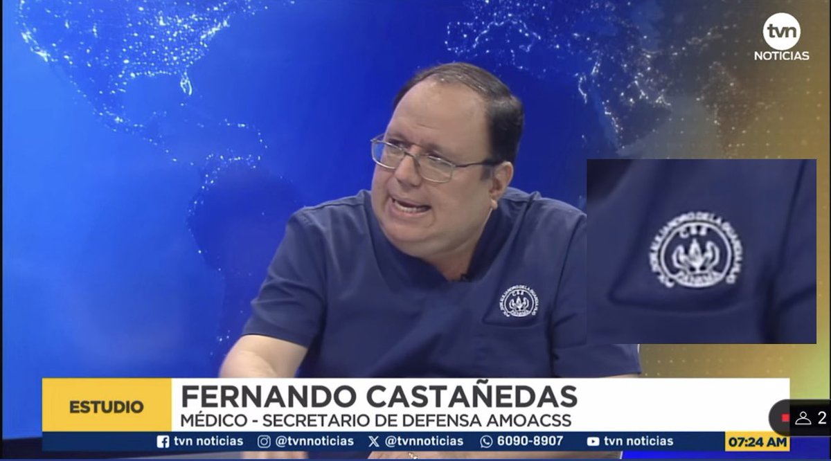 Dando entrevistas en horas laborales, mientras que en la policlínica del CSS los pacientes estaban esperando ser atendidos desde las 3:00am. Y así quieren que se les paguen 8 horas completas.

Justamente fue a darle plomo a un noble proyecto que busca acabar con las malas
