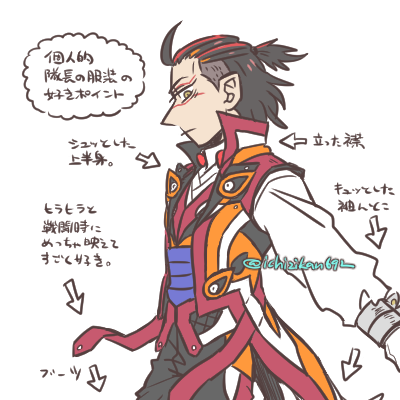 らくがきというか練習というか…そのついでに好きポイント。前にも描いた気がするけどまあいいか……あれこれあげましたが、つまり、全部です。良いよね…( ˇωˇ ) 
