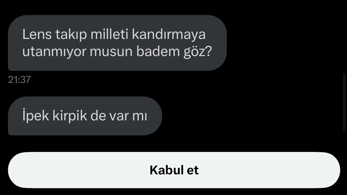 Hiç lens kullanmadım, ipek kirpik ne lan genetik bir şey mi