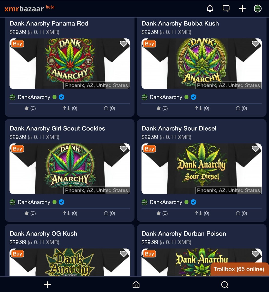 🚨 BUY THE T's THAT SHARE THE LOVE AND RESPECT FOR THE CLASSICS! 🚨 Pay with Monero(XMR) here: xmrbazaar.com/user/DankAnarc…