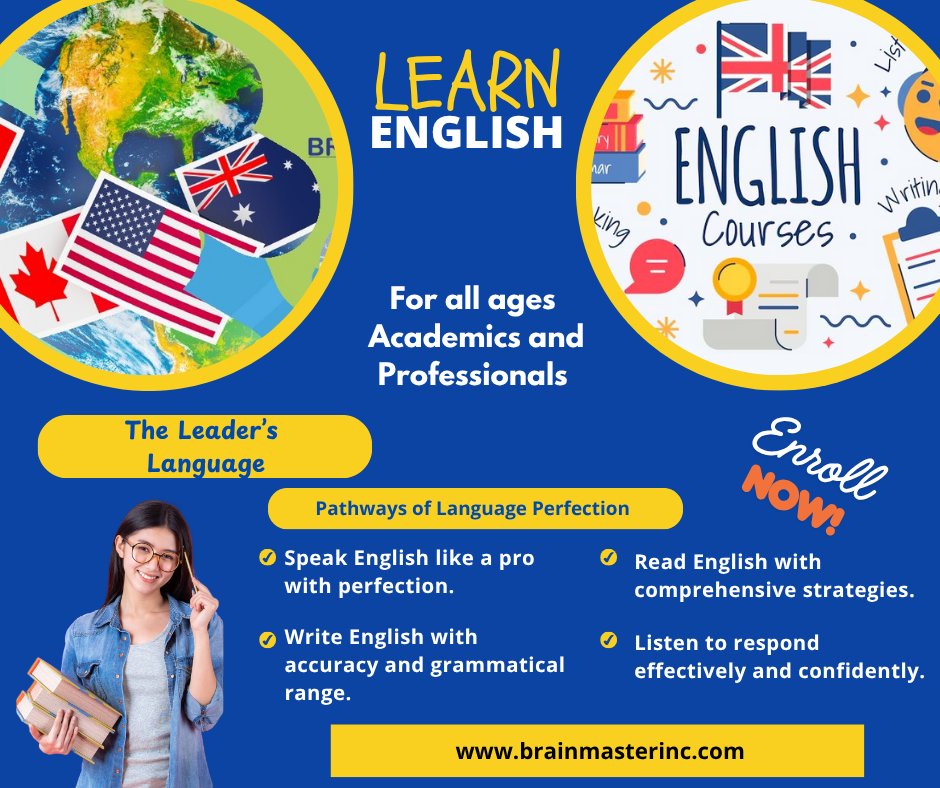 brainmastercan's tweet image. 🌟 Learn English with Brain Master! 🌟

#BrainMaster, #LearnEnglish, #AcademicSuccess, #ProfessionalGrowth, #EnglishForAll, #LanguageSkills, #IELTSPreparation, #FluentEnglish, #StudyWithBrainMaster, #CareerSuccess 

🌐brainmasterinc.com/bookacourse
📞(672) 399-0532 | 672.355.0532