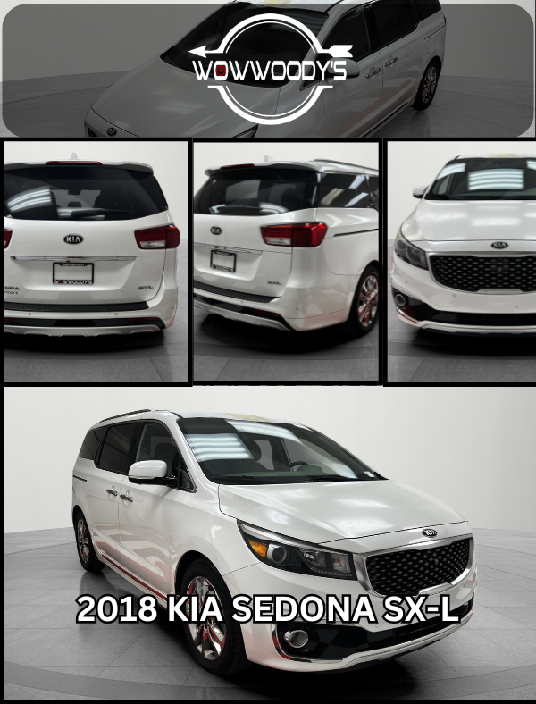 MAGCDJR's tweet image. Luxury + Family Comfort 👨‍👩‍👧‍👦
 2018 Kia Sedona SX-L 3.3L V6
 ✅ Leather Heated &amp;amp; Cooled Seats
 ✅ Navigation + Advanced Safety
 ✅ Third Row Seating

Drive in style &amp;amp; comfort today! 🚗💨
 👉 wowcarbuying.com/all
 📞 660-538-2885

#wowwoodys #kiaSedona #thirdrowseating