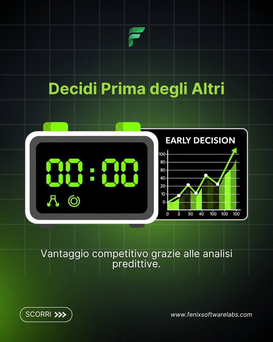 fenixTechLabs's tweet image. Con le dashboard predittive di Fenix anticipi i trend e decidi prima degli altri.
Il futuro non si aspetta: si prevede.
#FenixSoftwareLabs #PredictiveAnalytics #BusinessIntelligence #DataDriven
