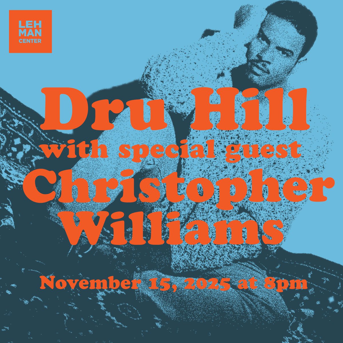 THIS NOVEMBER!! Don’t miss Dru Hill in Concert with special guest CHRISTOPHER WILLIAMS. This is going to be a night of R&amp;B magic, get your tickets now: lehmancenter.org/events/dru-hil…