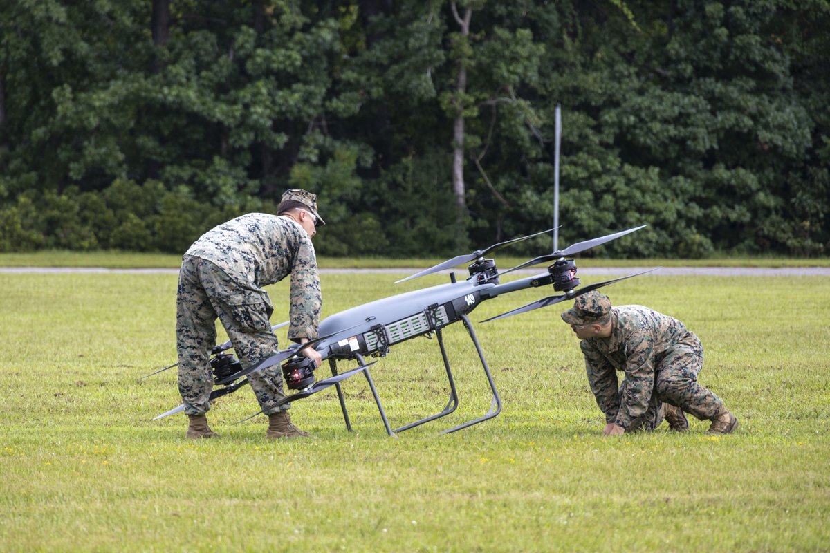 U.S. Marines (@usmc) on Twitter photo #Marines with <a href="/2ndMLG/">2nd Marine Logistics Group</a> participate in unmanned aircraft systems (sUAS) training at Marine Corps Base Camp Lejeune.
The training was carried out by Combat Logistics Regiment 2 to prepare sUAS operators to utilize the TRV-150 on future operations and missions across <a href="/iimefmarines/">II MEF</a>. #Marines with <a href="/2ndMLG/">2nd Marine Logistics Group</a> participate in unmanned aircraft systems (sUAS) training at Marine Corps Base Camp Lejeune.
The training was carried out by Combat Logistics Regiment 2 to prepare sUAS operators to utilize the TRV-150 on future operations and missions across <a href="/iimefmarines/">II MEF</a>.