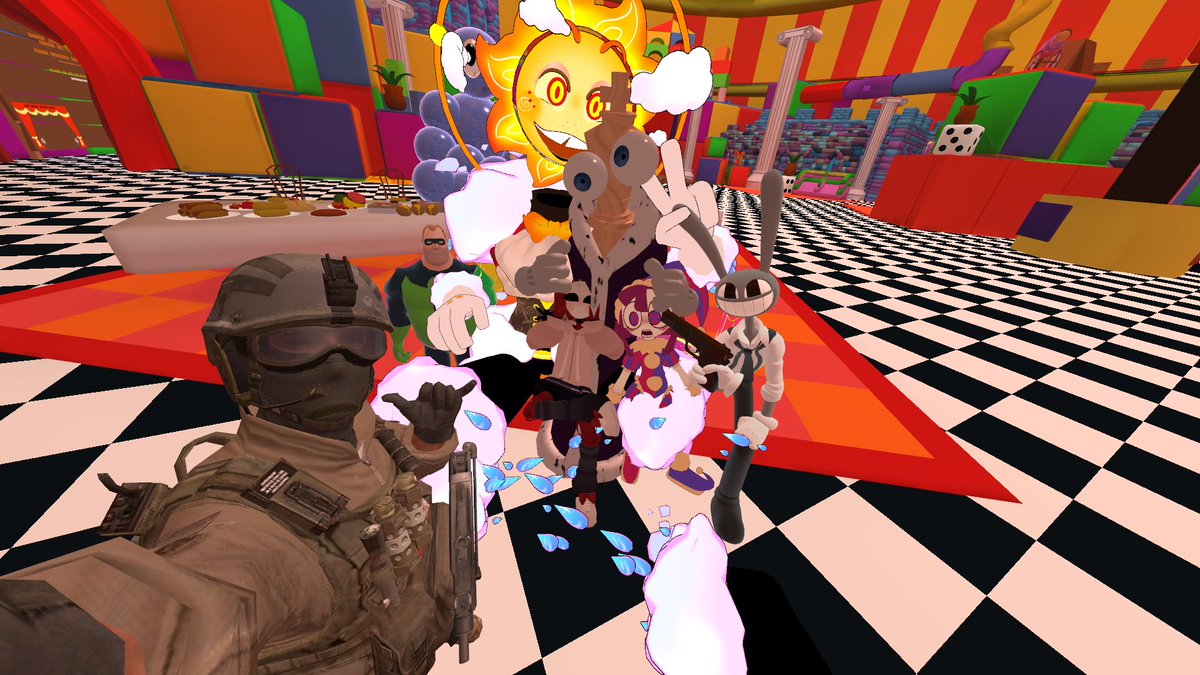 I love my stupid Friends #murdedrones #amazingdigitalcircus #VRChatPhotos