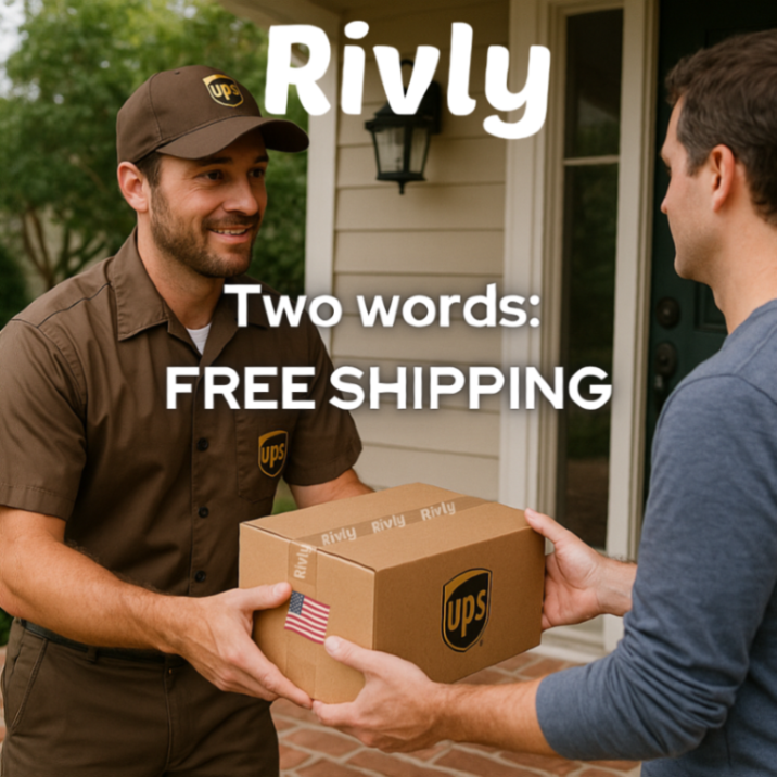 When you shop on Rivly, you get free shipping on all your purchases.  With our full launch quickly approaching, be sure to sign up for the waiting list at rivly.com to be one of the earliest shoppers earning rewards on our marketplace.