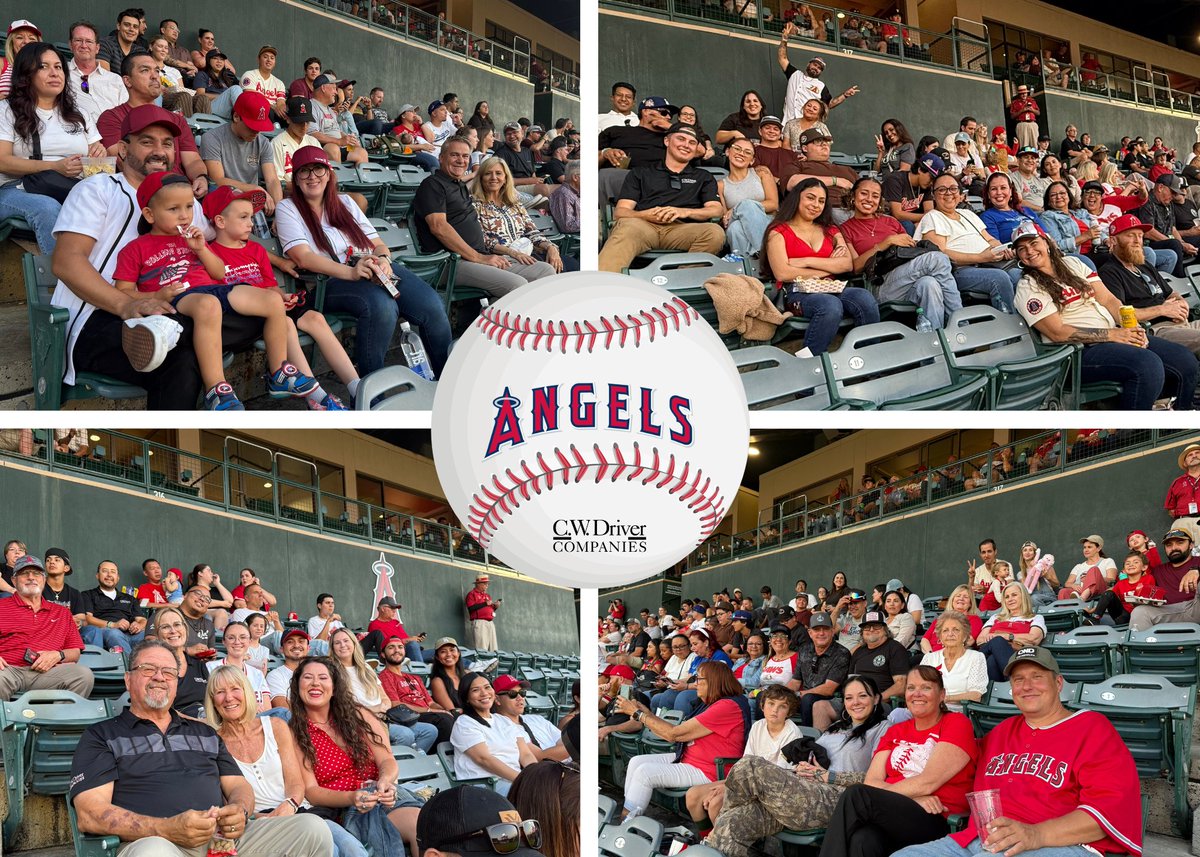 CWDriverCos's tweet image. Last month, our team enjoyed a night of baseball, food, and fun at Angels Family Baseball Night. Employees and their guests came together to watch the Angels take on the Rangers, share dinner, and win raffle prizes before the first pitch. #CWDriverCos #Construction