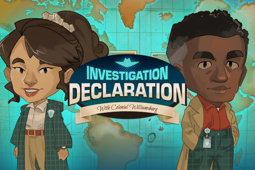 New Game Alert! 🚨 In Investigation Declaration, students become secret agents who travel across time and the Atlantic world.

And we're thrilled to announce that Investigation Declaration is the GEE! Award 2025 Formal Game Winner! 🎉

Play now: bit.ly/41TOVX1