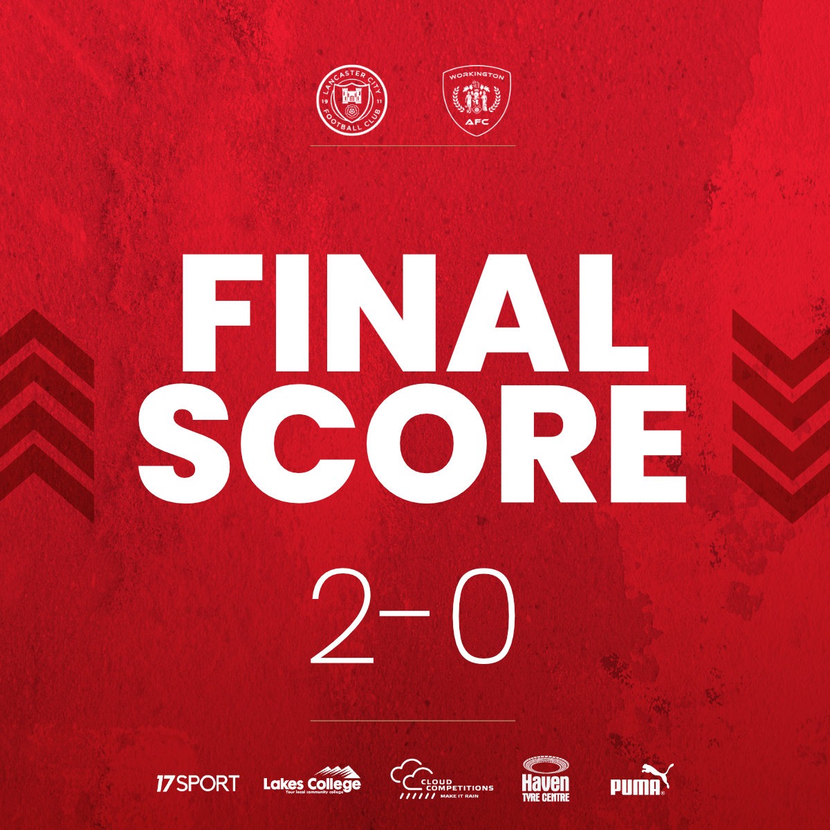 WorkingtonAFC's tweet image. Full time.

It&apos;s defeat on the road this afternoon.

#OurTownOurTeam #RootedInRed