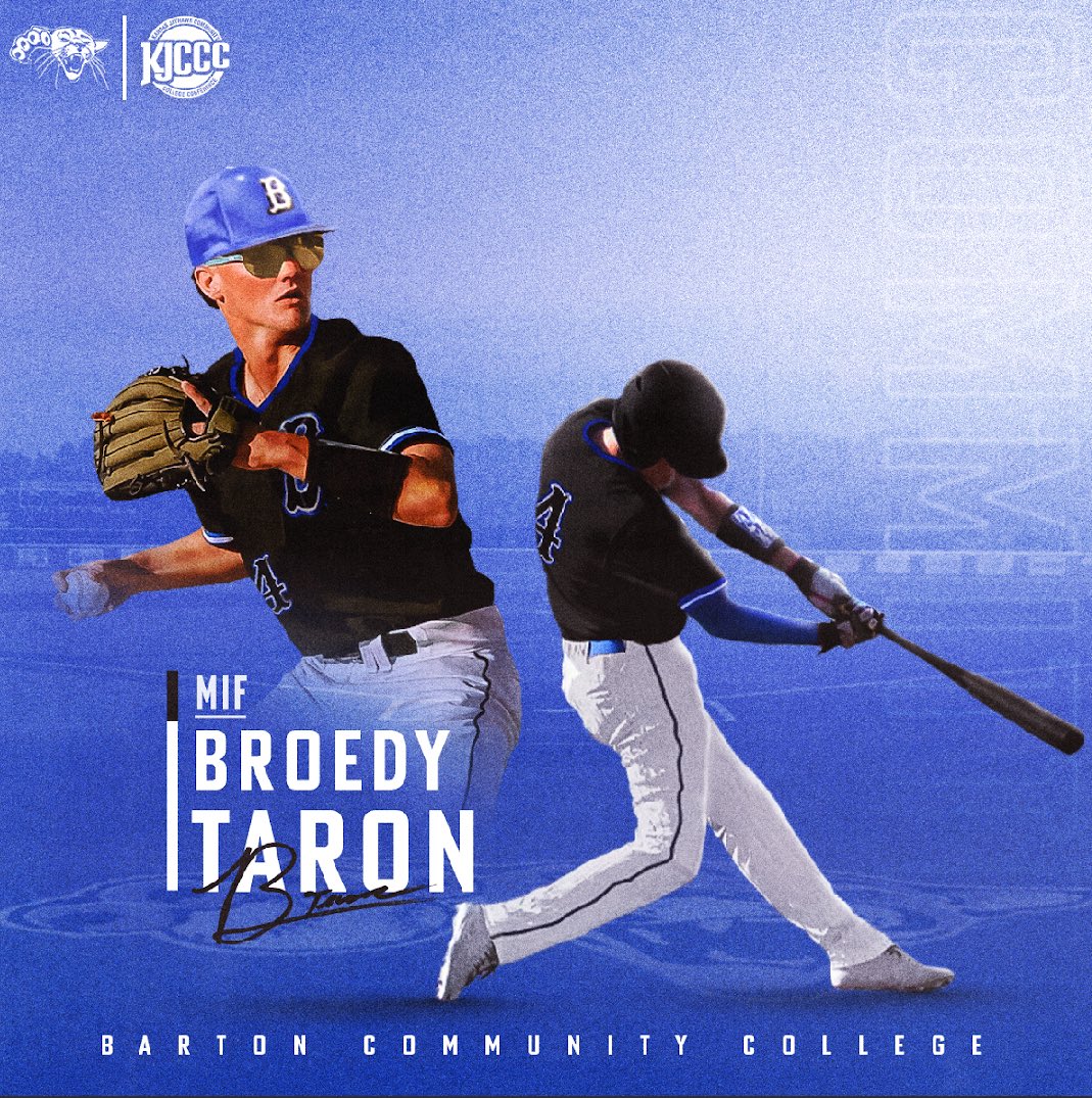 Broedy Taron (@broedytaron1832) on Twitter photo I am very excited to announce that I will be committing to Barton CC!! I would like to thank God, my family and all the coaches that got me this far! #GoCougs!@Barton_Baseball <a href="/Jacketsball/">Choctaw Yellowjackets Baseball</a> <a href="/OKFuelAthletics/">OK Fuel Athletics</a> I am very excited to announce that I will be committing to Barton CC!! I would like to thank God, my family and all the coaches that got me this far! #GoCougs!@Barton_Baseball <a href="/Jacketsball/">Choctaw Yellowjackets Baseball</a> <a href="/OKFuelAthletics/">OK Fuel Athletics</a>
