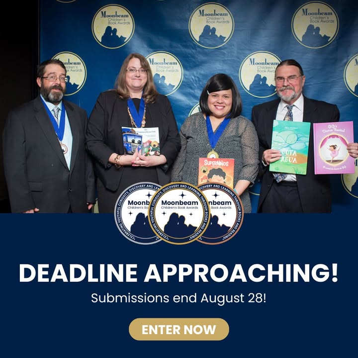 ✨ The final call is near! 

There's only a few days left to enter the 2025 Moonbeam Awards. Don’t miss your chance to shine on a national stage and inspire the next generation of readers.

Enter now: bit.ly/3DHPUjK