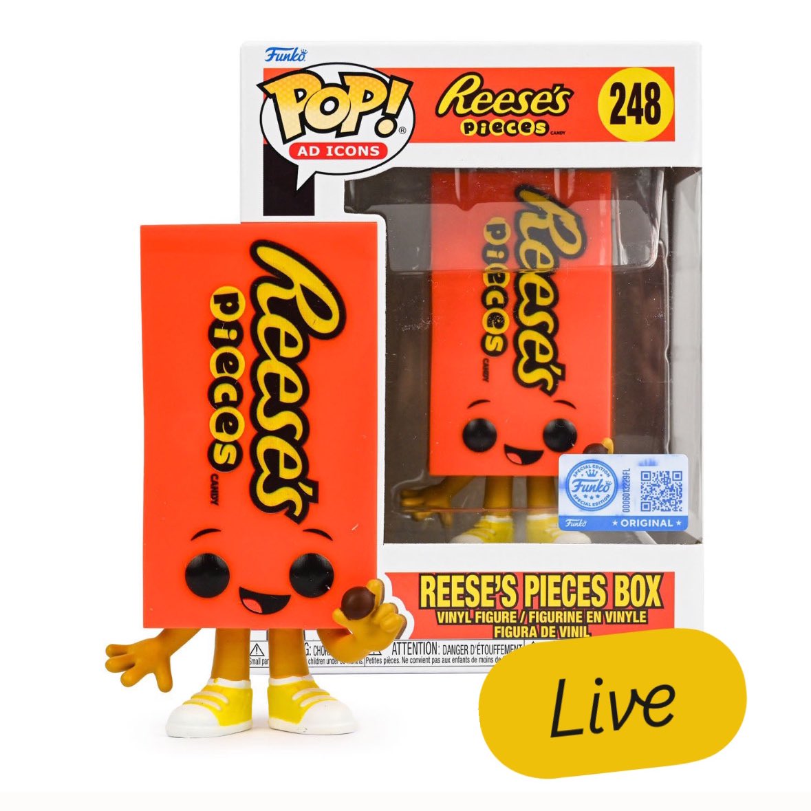 FunkoPOPsNews's tweet image. Now live! ITSUGAR Exclusive Reese’s Pieces Box Funko POP! Head to the link below ~
   Linky ~ itsugar.com/products/funko…
#ReesesPieces #ITSUGAR #FPN #FunkoPOPNews #Funko #FunkoPOP
