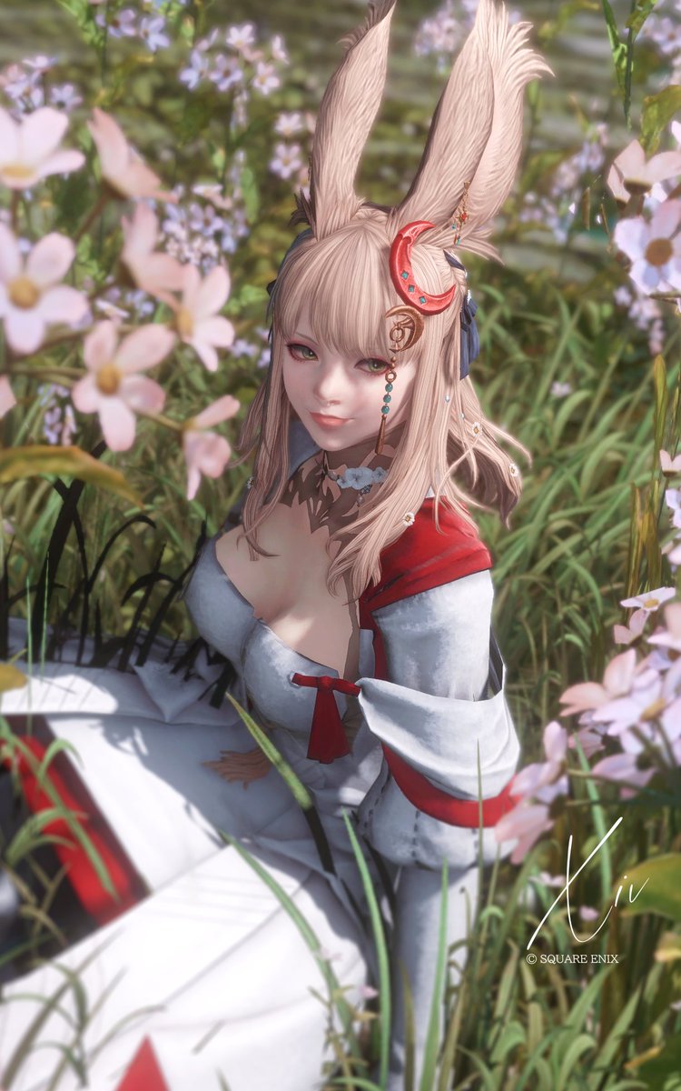 🐰🌼

#FF14 #ヴィエラ