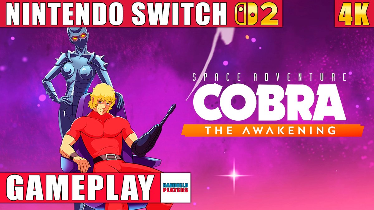 🌌 The galaxy needs a rogue hero!
Join Cobra and Lady Armaroid in Space Adventure Cobra - The Awakening on Nintendo Switch 2. Explore exotic planets, dodge deadly traps, and unleash the Psycho-Gun in this action-packed platformer.
🎥 Watch the gameplay now youtube.com/watch?v=H3367W…