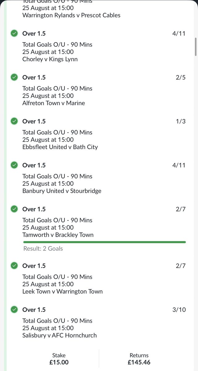 2 Monday acca winners! 💰

Great vibes in the Telegram! 🙌🏼

Drop me a message to join us for tonight’s matches ⚽️💰