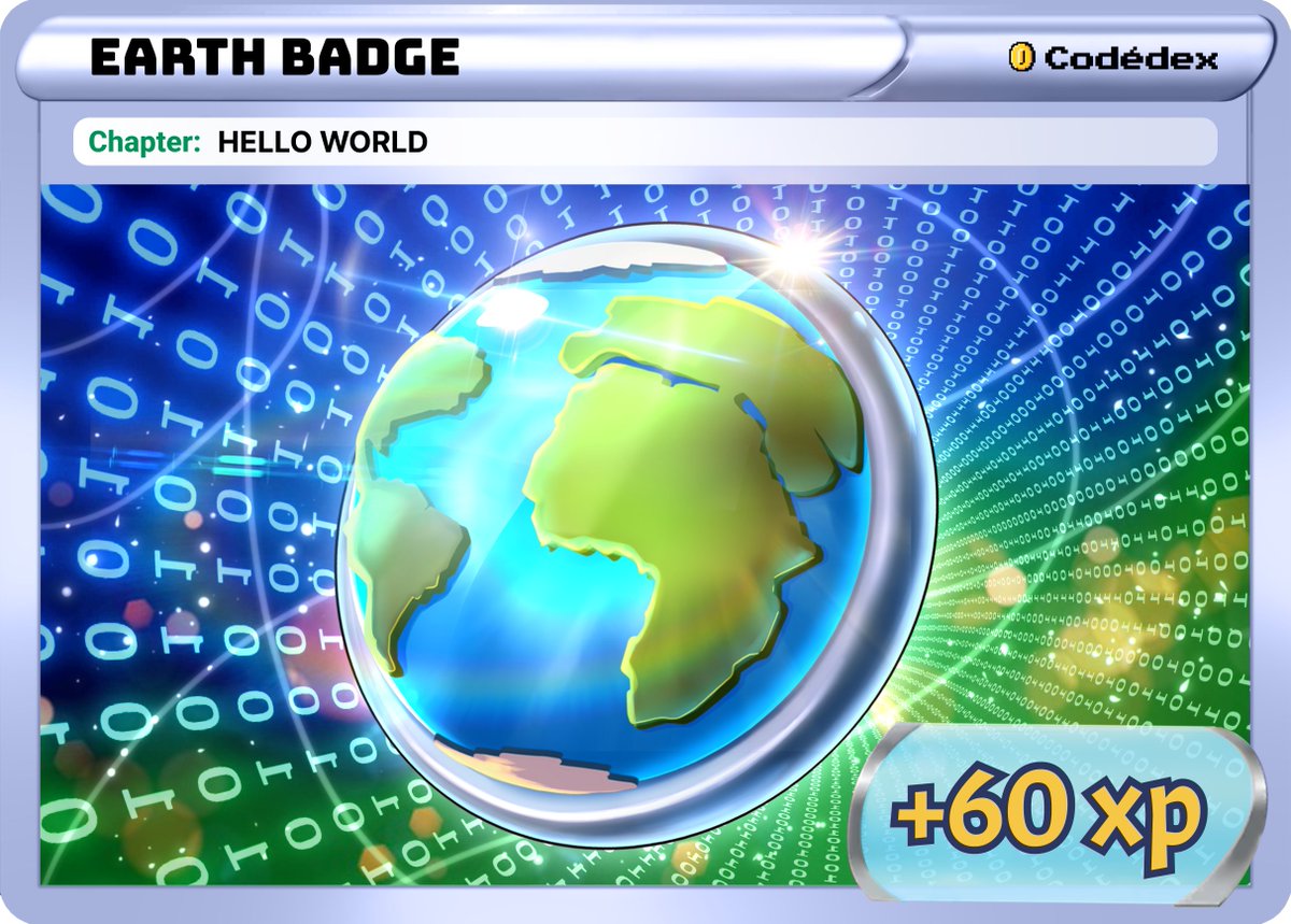 PhaniaLeCroic's tweet image. I just earned the Earth Badge on Codédex! 🌎

#Python #Codedex @codedex_io
