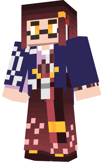 作業配信にお付き合いいただきありがとうございました。
無事スキンができました。
皆さまとマインクラフトで遊べるようになりました！嬉しい！