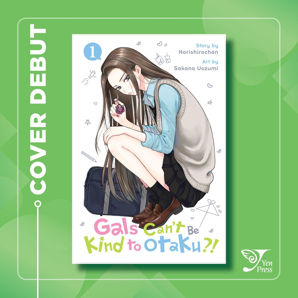 yenpress's tweet image. Cover Debut! - Gals Can’t Be Kind to Otaku!?, Vol. 1

Meet Takuya Seo, an otaku who sits behind the popular gals in class, Ijichi and Amane. As people from different “castes”, you wouldn’t expect them to have much in common. But when their worlds collide over a borrowed eraser,…