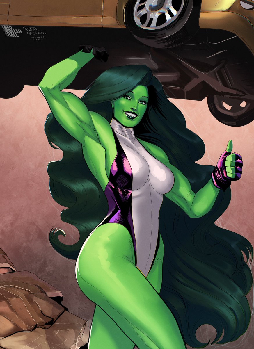 Got asked to redraw a She-Hulk Cover