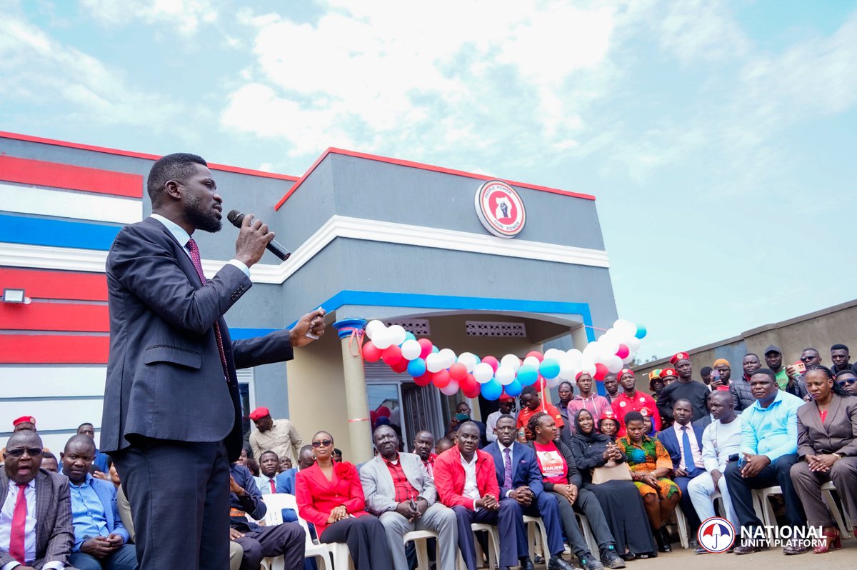 Sam Muyizzi Mulindwa (@sammuyizzimuli) on Twitter photo A revolution must have a purpose and most importantly a clear direction. I’m very proud of my party, <a href="/NUP_Ug/">National Unity Platform</a> for laying a firm foundation for our country’s leadership. The opening of the Eastern region office is a remarkable accomplishment. Congs NUP!
#ProtestVoteUg2026 A revolution must have a purpose and most importantly a clear direction. I’m very proud of my party, <a href="/NUP_Ug/">National Unity Platform</a> for laying a firm foundation for our country’s leadership. The opening of the Eastern region office is a remarkable accomplishment. Congs NUP!
#ProtestVoteUg2026