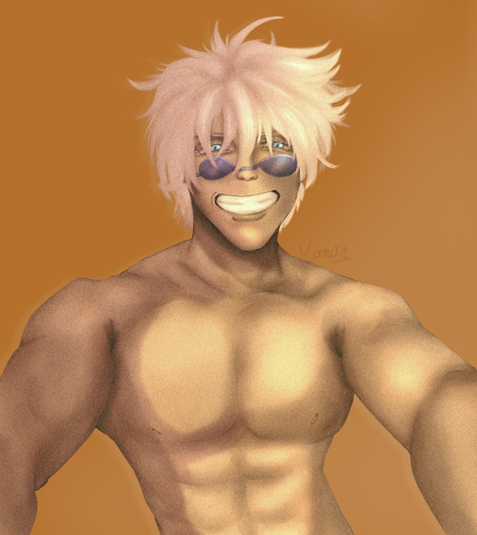 Yandemyan's tweet photo. Smiling competition but geto gets to fingerbutt whoever smiled the hardest ahh gojo #jujutsukaisenfanart https://t.co/xfTutURFM3