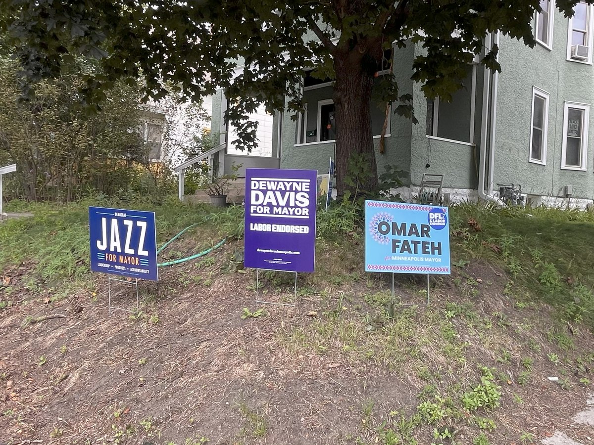 Election day is in 10 weeks — let's make sure our neighbors know 3 things:

1. Election day is November 4
2. Mayor, City Council, Park Board, &amp; BET are all on the ballot
3. Vote Omar Fateh, DeWayne Davis, &amp; Jazz Hampton for Mayor

Volunteer this week &amp; help get the message out⬇️