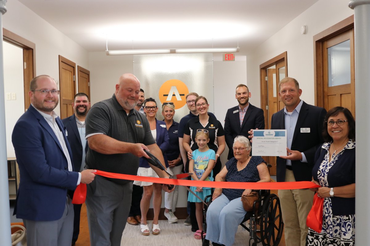 Envision Greater Fond du Lac was proud to host a ribbon cutting celebration to welcome Accent Wealth Management as a new member and to commemorate one year of business in the Fond du Lac community.  Learn more: bit.ly/45x5N8k
