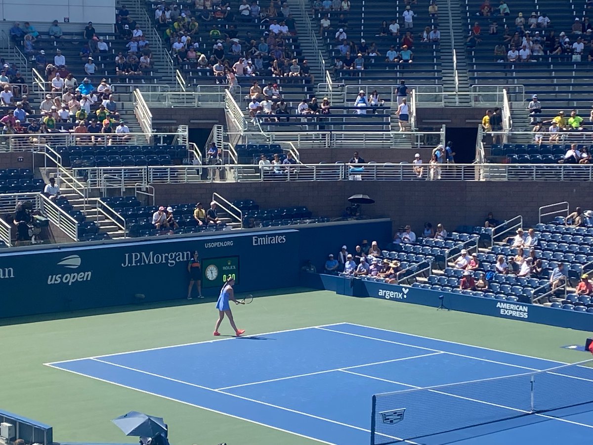 Simon Cambers (@scambers73) on Twitter photo The end of a truly great career as <a href="/Petra_Kvitova/">Petra Kvitova</a> plays her last ever professional match at the <a href="/usopen/">US Open Tennis</a>. Two <a href="/Wimbledon/">Wimbledon</a> titles, 31 titles worldwide, the purest of ball-strikers and a player liked and respected by everyone. Time to enjoy family and retirement! The end of a truly great career as <a href="/Petra_Kvitova/">Petra Kvitova</a> plays her last ever professional match at the <a href="/usopen/">US Open Tennis</a>. Two <a href="/Wimbledon/">Wimbledon</a> titles, 31 titles worldwide, the purest of ball-strikers and a player liked and respected by everyone. Time to enjoy family and retirement!