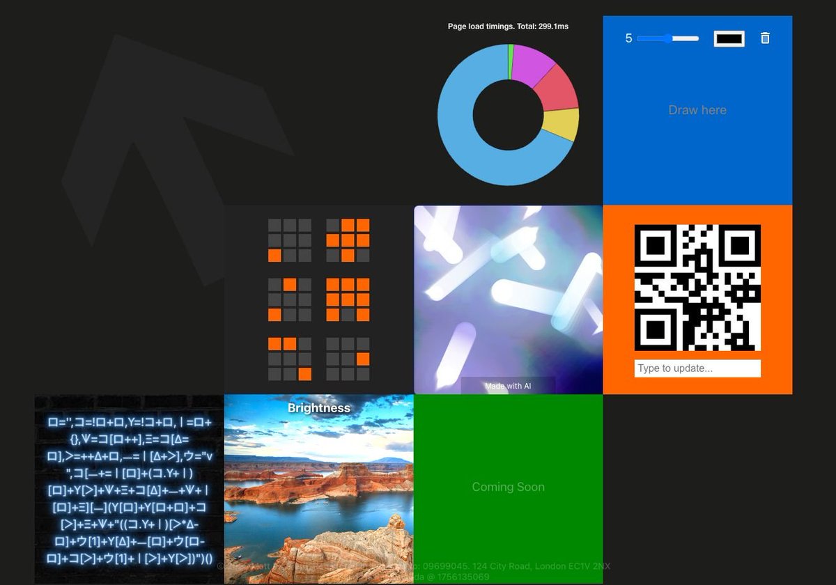 A couple of new demos have been added to the mattpass.com website, one that applies image filters on a loop to a sample image and another has floating interactive light arcs.